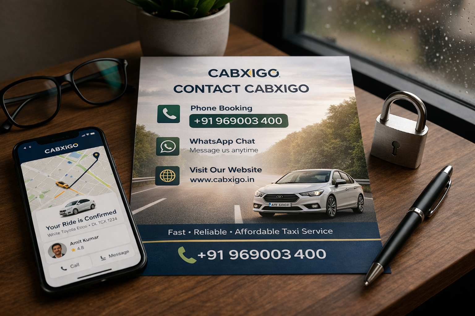 Contact Cabxigo taxi service Delhi phone number booking support 9690034000